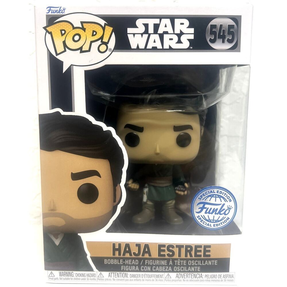 Funko Pop Star Wars Obi Wan Kenobi Haja Estree 545 Special Edition Collector‎